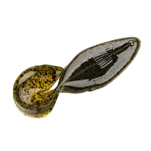 Rage Shad Soft Lure - 3" Body Length, Green Pumpkin, Per 5