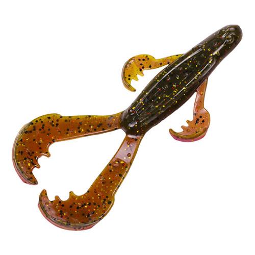 Rage Space Monkey Soft Lure - 4" Body Length, Falcon Lake Craw, Per 6