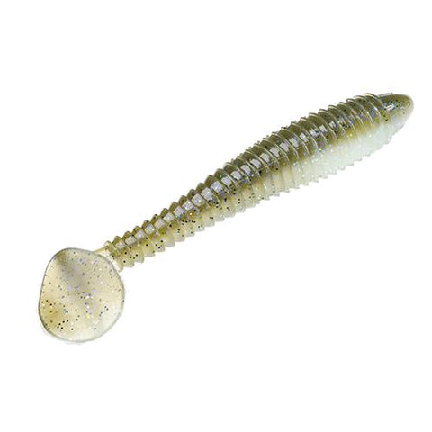 Rage Swimmer Soft Lure - 4 3-4" Body Length, Electric Shad, Per 6