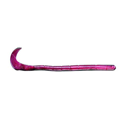 Rage Thumper Worm Soft Bait Lure - 10" Body Length, Red Shad, Per 7