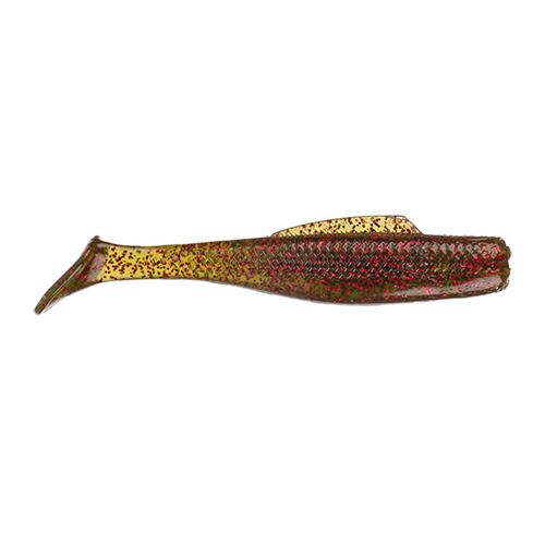 Redfish Magic Glass Minnow Soft Bait - 4" Body Length, Avocado, Per 5