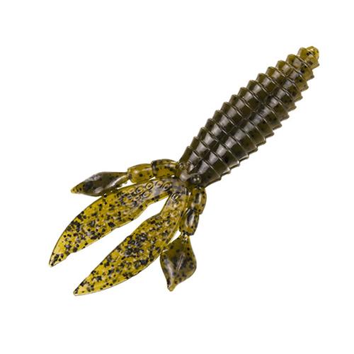 KVD Rodent Soft Bait Lure - 3" Body Length, Green Pumpkin, Per 8