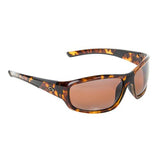 S11 Optics Sunglasses - Bristol Style, Shiny Brown Tortoise Shell  Frame, Dark Amber Brown Lens