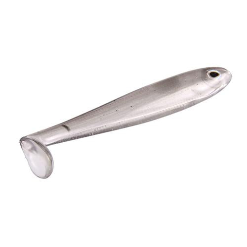 Shadalicious Soft Bait Lure - 3 1-2" Body Length, Ghost Shad, Per 6