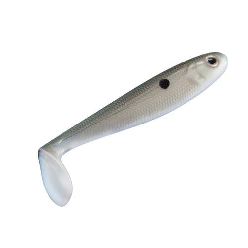 Shadalicious Soft Bait Lure - 3 1-2" Body Length, Green Gizzard, Per 6