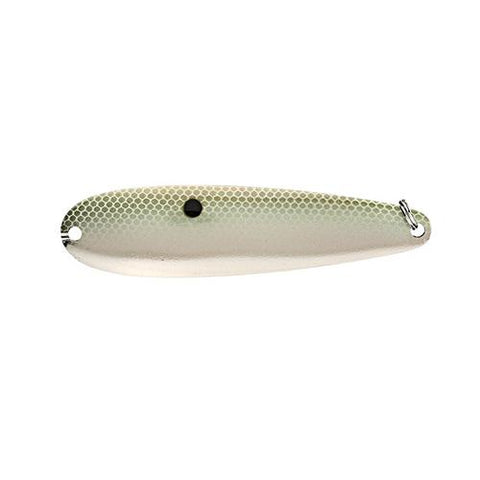 Sexy Spoon Hard Bait Lure - 5 1-2" Body Length, 1 1-4 oz, Green Gizzard, Per 1