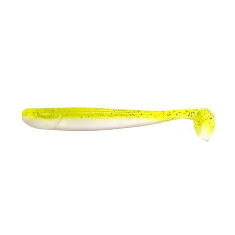 KVD Swim-N-Shiner Soft Bait Lure - 4" Body Length, Key Lime Pie, Per 6