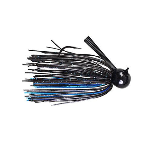 Tour Grade Football Jig - 1 oz, Black-Blue, Per 1