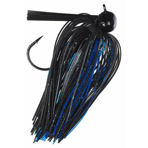 Tour Grade Football Jig - 1-2 oz, Black-Blue, Per 1