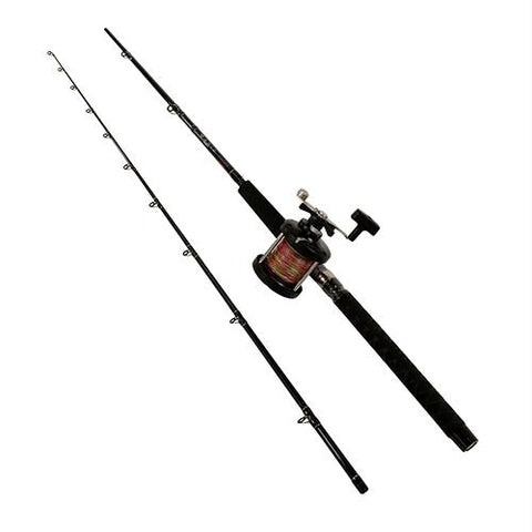 W&M Lead Core Trolling Combo, 4.4:1 Gear Ratio, 8'6" 2pc, Medium Power