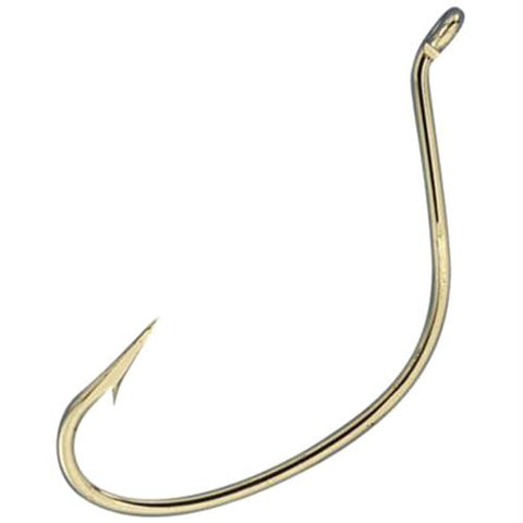 Lazer Sharp Kahle Hook - Size 1-0, Gold, Package of 40