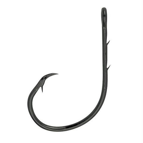 Lazer Sharp Offset Baitholder CIrcle Hook - Size 3-0, Platinum Black, Package of 20