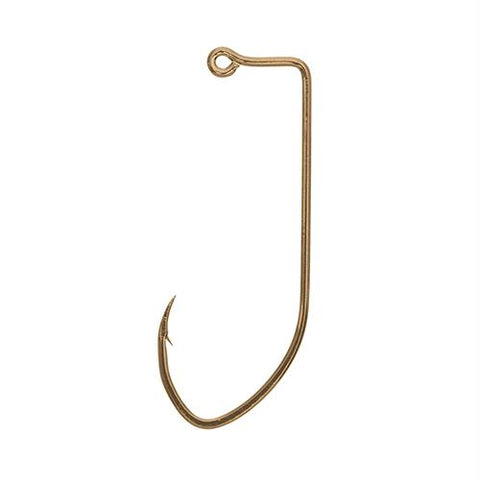 Pro-V 90 Non Offset Jig Hook - Size 1, Bronze, Package of 100