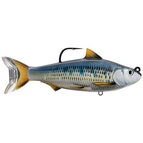 Common Shiner Swimbait - Freshwater, 4" Length, 1'-12' Depth, 3-4 oz Weight, Silver-Blue, Per 1