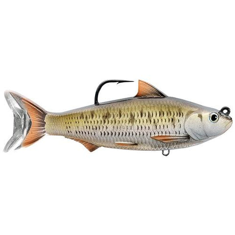 Common Shiner Swimbait - Freshwater, 4" Length, 1'-12' Depth, 3-4 oz Weight, Silver-Bronze, Per 1