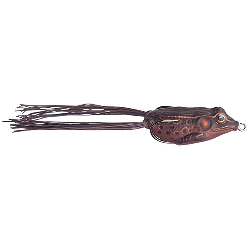 Frog Hollow Body - Freshwater, 1 3-4", #1 Hook, Topwater Depth, Brown-Maroon