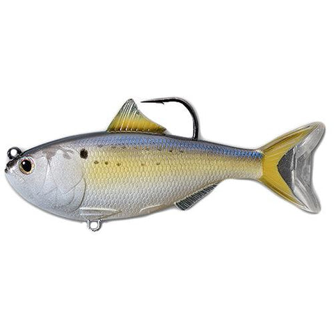Menhaden Crankbait - Saltwater, 4 1-2" Length, 1'-12' Depth, 3-4 oz Weight, Natural, Per 1