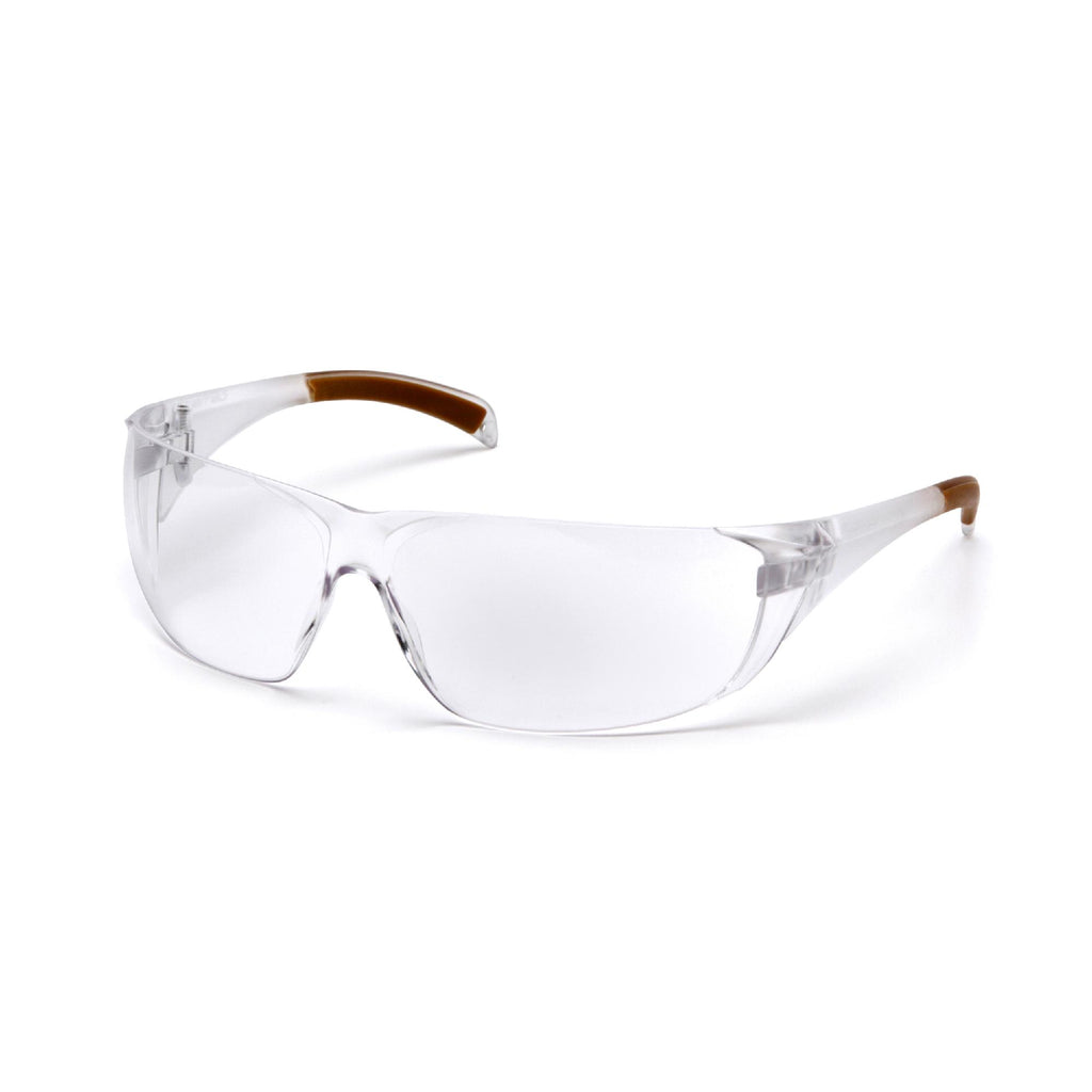 Carhartt Billings Safety Glasses - Clear Lens with Clear Temples