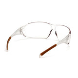 Carhartt Billings Safety Glasses - Clear Lens with Clear Temples