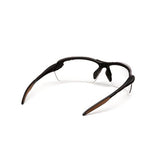 Carhartt Spokane Safety Glasses - Clear Lens with Black Frame