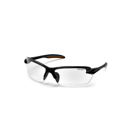 Carhartt Spokane Safety Glasses - Clear Lens with Black Frame