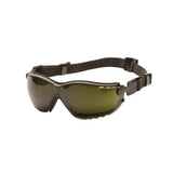 V2G Safety Glasses - 5.0 IR Filter Anti-Fog Lens with Black Strap-Temples