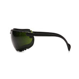 V2G Safety Glasses - 3.0 IR Filter Anti-Fog Lens with Black Strap-Temples