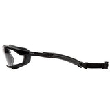 Isotope Safety Glasses - Clear H2MAX Anti-Fog Lens with Black Frame