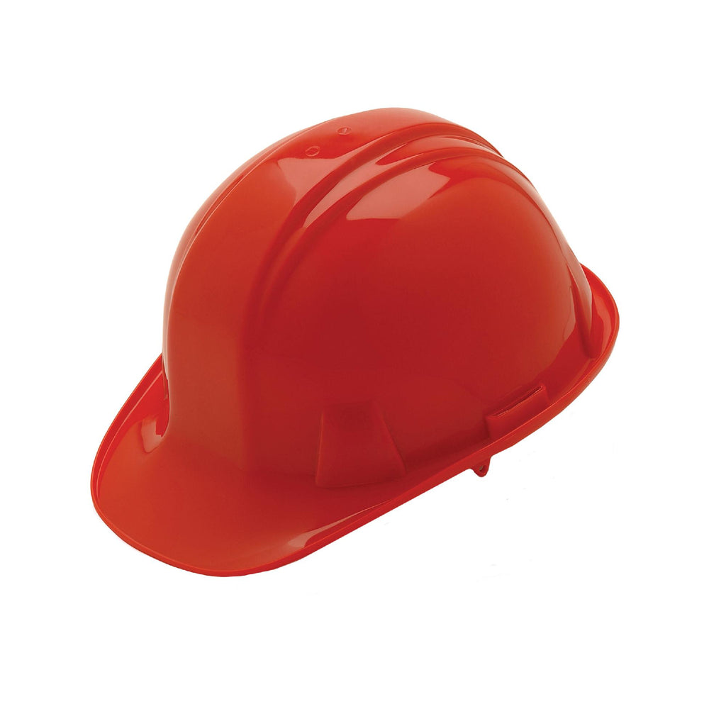 SL Series 4 Point Ratchet Suspension Hard Hat - Red