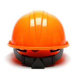 SL Series 4 Point Ratchet Suspension Hard Hat - Hi Vis Orange