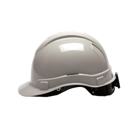 Ridgeline Cap Style Hard Hat - 4 Point Ratchet, Gray