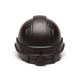 Ridgeline Cap Style Hard Hat - 4 Point Ratchet, Black Graphite