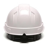 Ridgeline Cap Style Hard Hat - 6 Point Ratchet, White