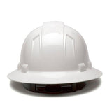 Ridgeline Full Brim Hard Hat - 4 Point Ratchet, White