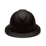 Ridgeline Full Brim Hard Hat - 4 Point Ratchet, Black Graphite