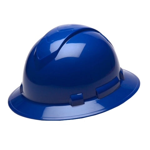 Ridgeline Full Brim Hard Hat - 4 Point Ratchet, Hi Vis Orange