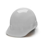 SL Series Sleek Cap Hard Hat, 4 Point Ratchet, White