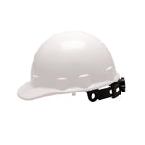 SL Series Sleek Cap Hard Hat, 4 Point Ratchet, White