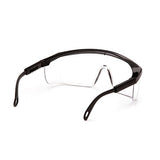 Integra Safety Glasses, Clear Lens with Black Frame