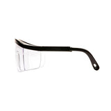 Integra Safety Glasses, Clear Lens with Black Frame