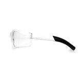 Mini Ztek Safety Glasses, Clear Lens with Clear Temples