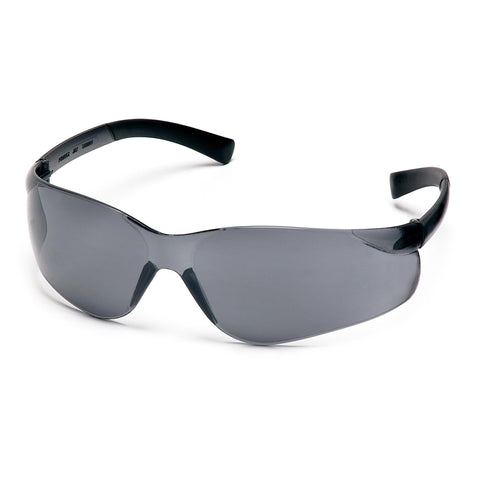 Ztek Safety Glasses - Gray Lens with Gray Temples