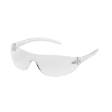 Alair Safety Glasses, Clear Lens with Clear Temples