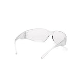 Intruder Safety Glasses - Clear Anti-Fog Lens with Clear Temples