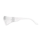 Intruder Safety Glasses - Clear Anti-Fog Lens with Clear Temples