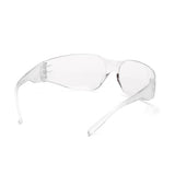 Intruder Safety Glasses - Uncoated Clear Lens with Clear Temples