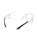 Itek Safety Glasses - Clear Lens with Clear Temples