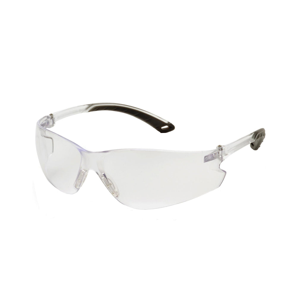 Itek Safety Glasses - Clear Anti-Fog Lens with Clear Temples