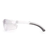 Itek Safety Glasses - Clear Anti-Fog Lens with Clear Temples