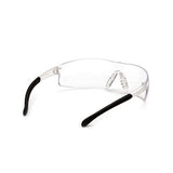 Provoq Safety Glasses - Clear Lens with Clear Temples